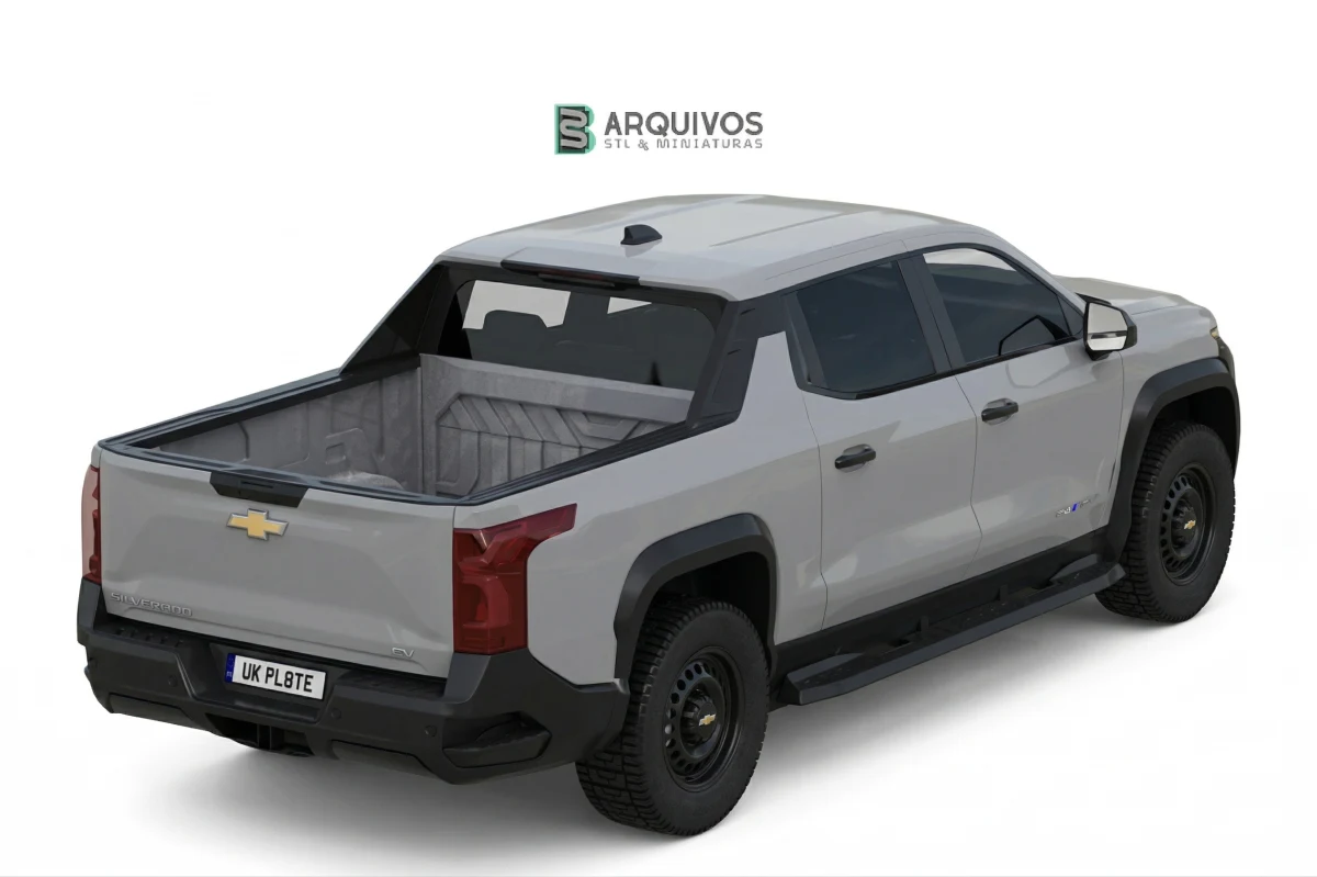 Modelo 3D STL - Chevrolet Silverado EV WT — foto 3